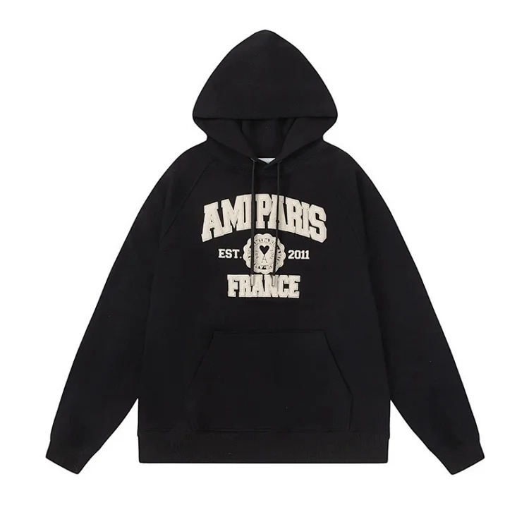 Letter love foam printed hooded sweatshirt for men and women round neck pullover sweatshirt(pic8) Letter love foam printed hooded sweatshirt for men and women round neck pullover sweatshirt