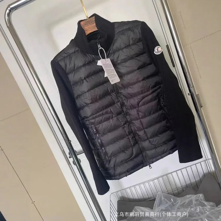 Classic knitted patchwork singles, fashionable inner layers, and matching cotton jackets for men and women