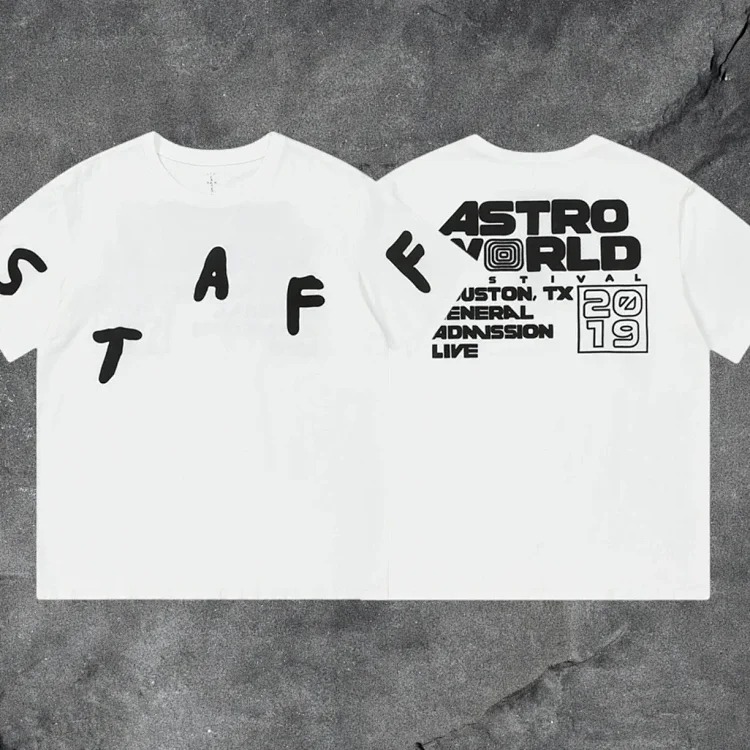 Travis scott short-sleeved Utopia TS co-branded utopia limited American high street T-shirt