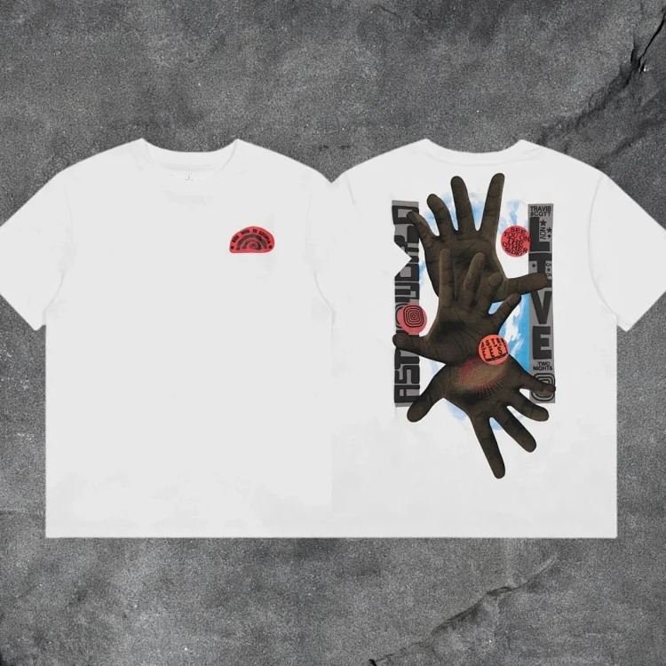 Travis scott short-sleeved Utopia TS co-branded utopia limited American high street T-shirt