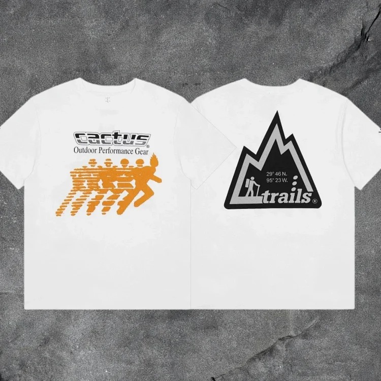 Travis scott short-sleeved Utopia TS co-branded utopia limited American high street T-shirt
