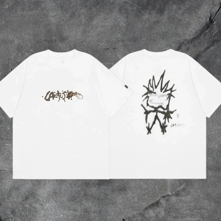 Travis scott short-sleeved Utopia TS co-branded utopia limited American high street T-shirt
