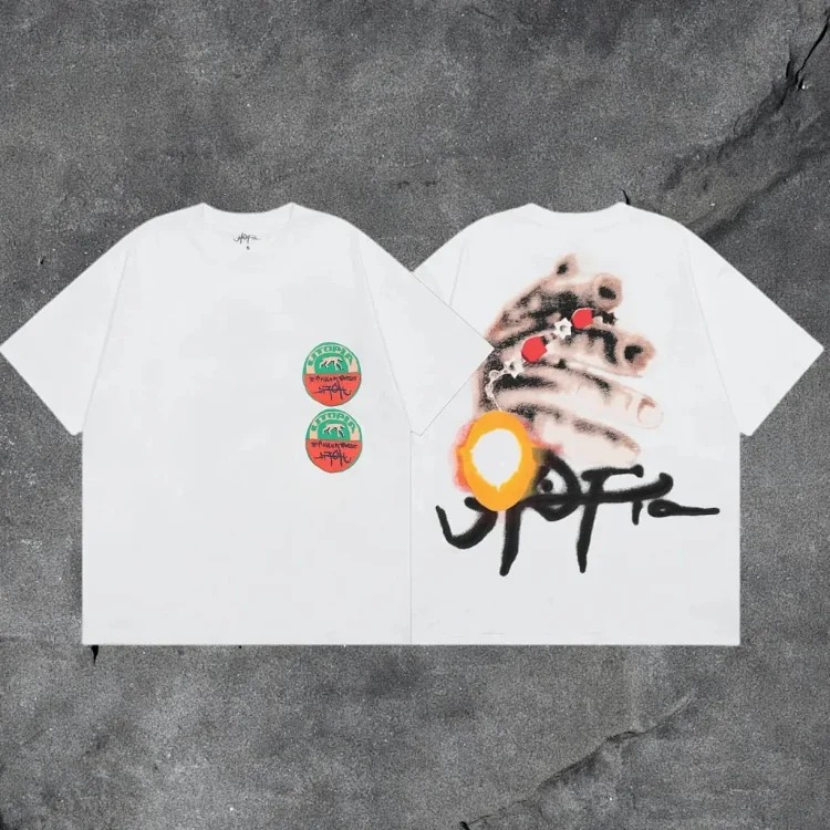 Travis scott short-sleeved Utopia TS co-branded utopia limited American high street T-shirt