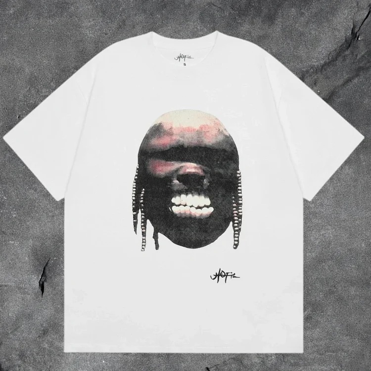 Travis scott short-sleeved Utopia TS co-branded utopia limited American high street T-shirt
