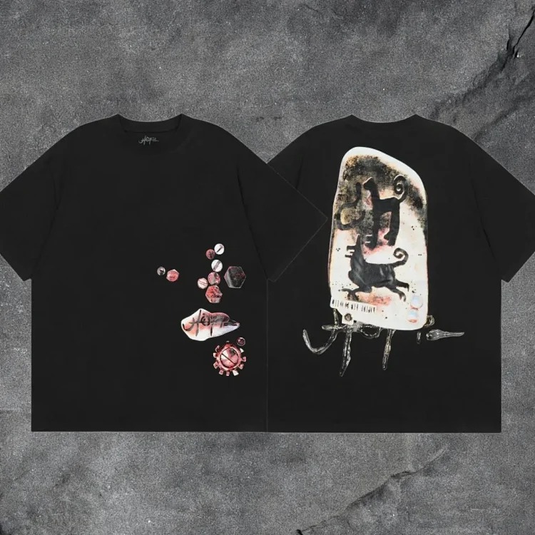 Travis scott short-sleeved Utopia TS co-branded utopia limited American high street T-shirt