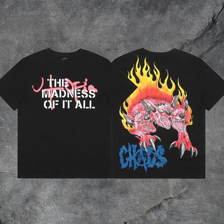 Travis scott short-sleeved Utopia TS co-branded utopia limited American high street T-shirt