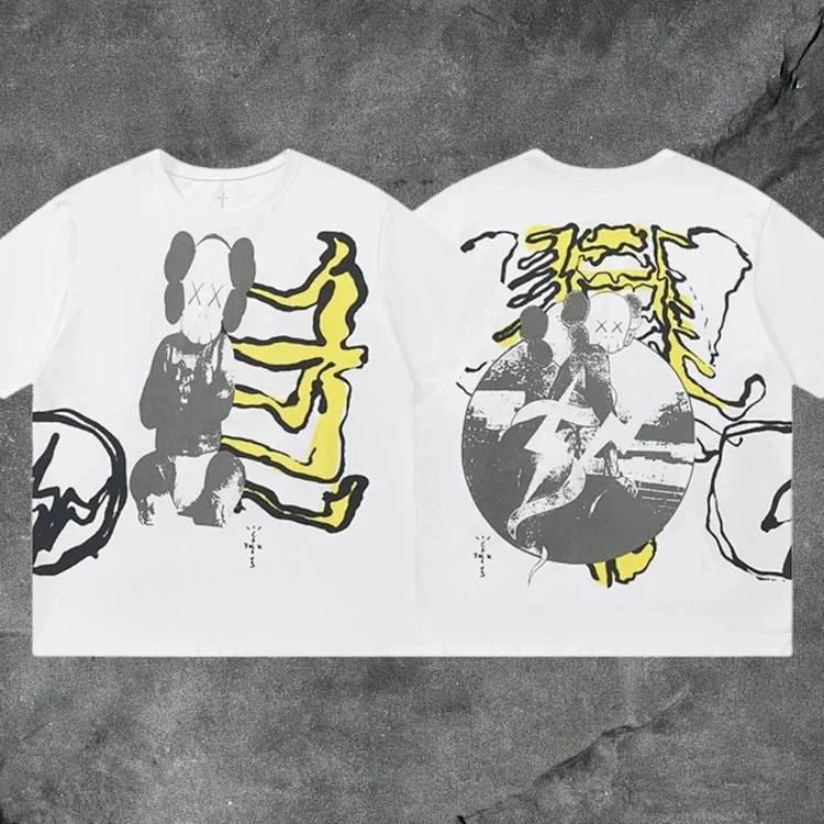 Travis scott short-sleeved Utopia TS co-branded utopia limited American high street T-shirt