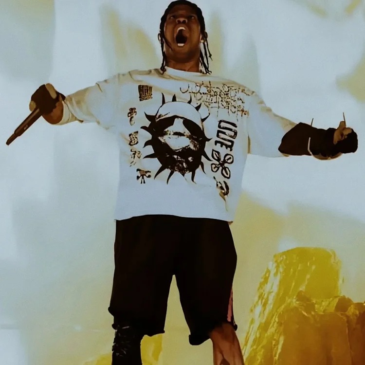 Travis scott short-sleeved Utopia TS co-branded utopia limited American high street T-shirt