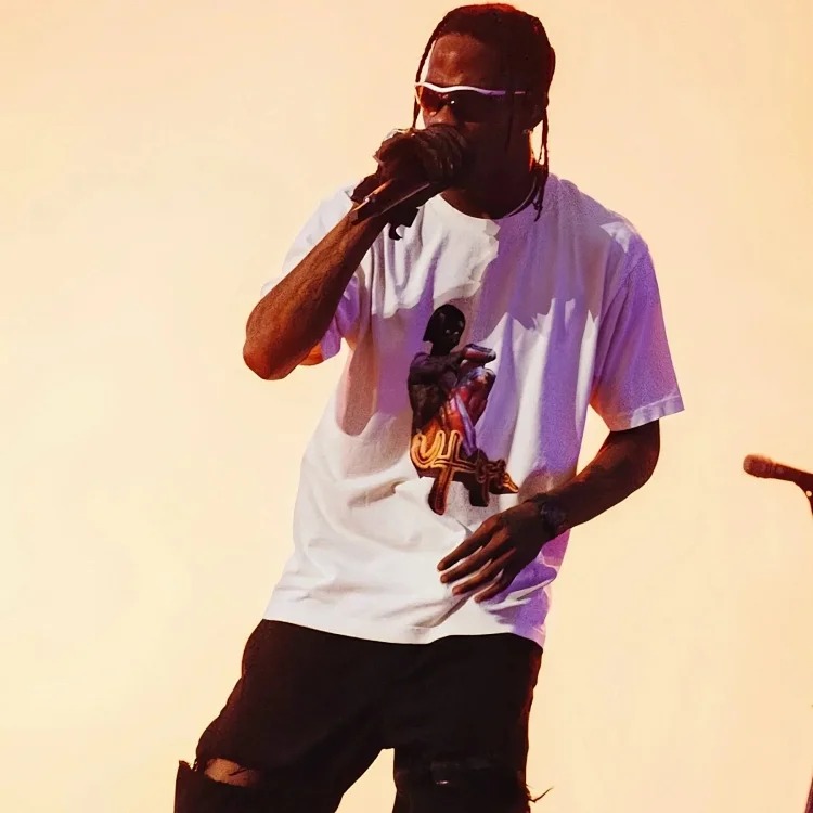 Travis scott short-sleeved Utopia TS co-branded utopia limited American high street T-shirt