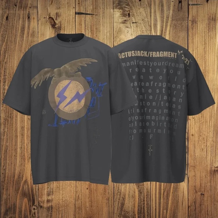 TRAVIS SCOTT American street short-sleeved 24ss new album peripheral VINTAGE niche trendy brand retro T-shirt