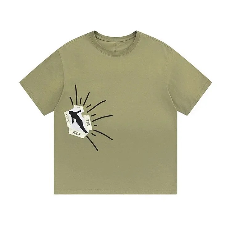 Travis Scott Cactus Jack Astro World Retro Washed Dyeing Letter Print