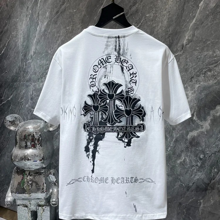 CH summer European and American street hip-hop short-sleeved series for men and women