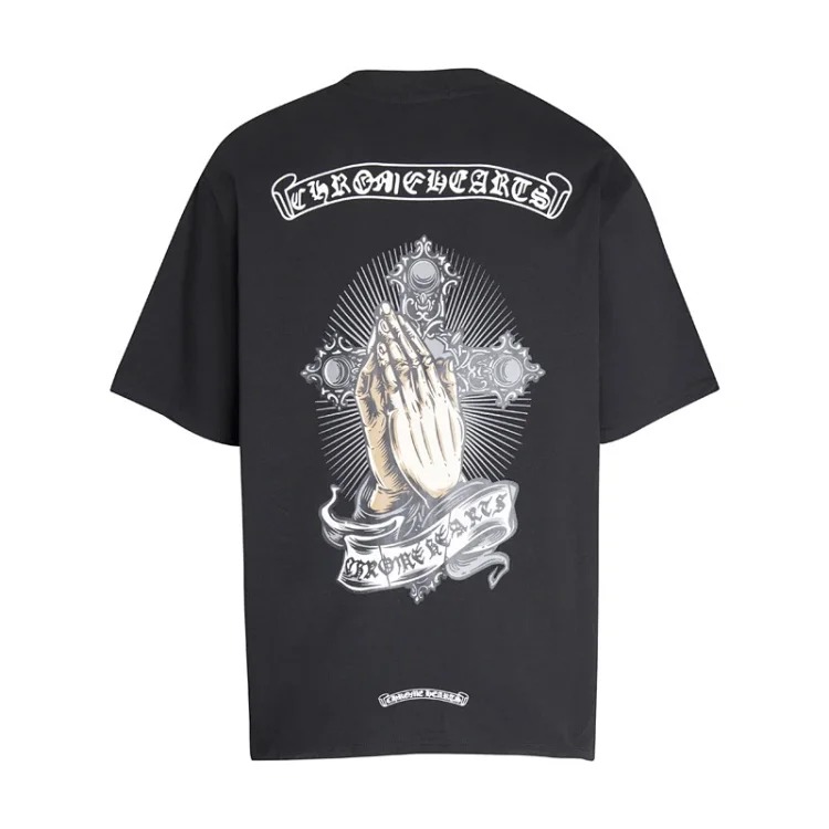 CH summer European and American street hip-hop short-sleeved series for men and women