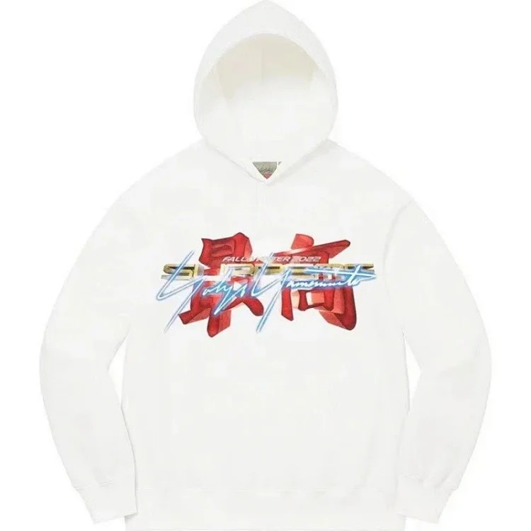 European and American trendy Satin Appliqué Hooded Sweatshirt hooded long-sleeved fleece sweatshirt