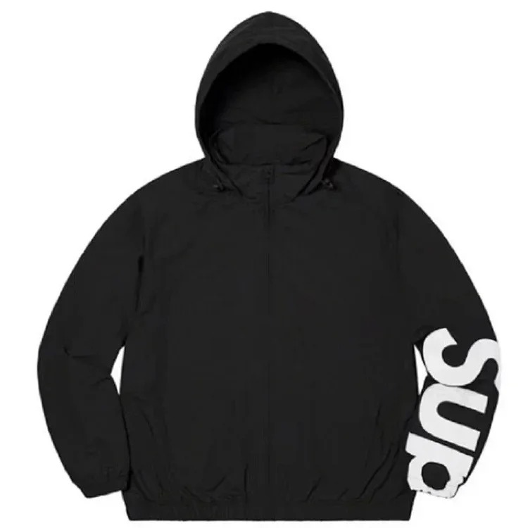 European and American trendy Satin Appliqué Hooded Sweatshirt hooded long-sleeved fleece sweatshirt