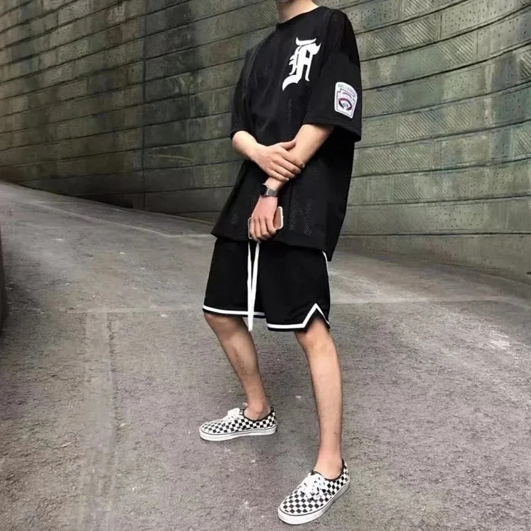 FEAR OF GOD main line trend fifth season loose mesh five-point sports quick-drying shorts men's high street style