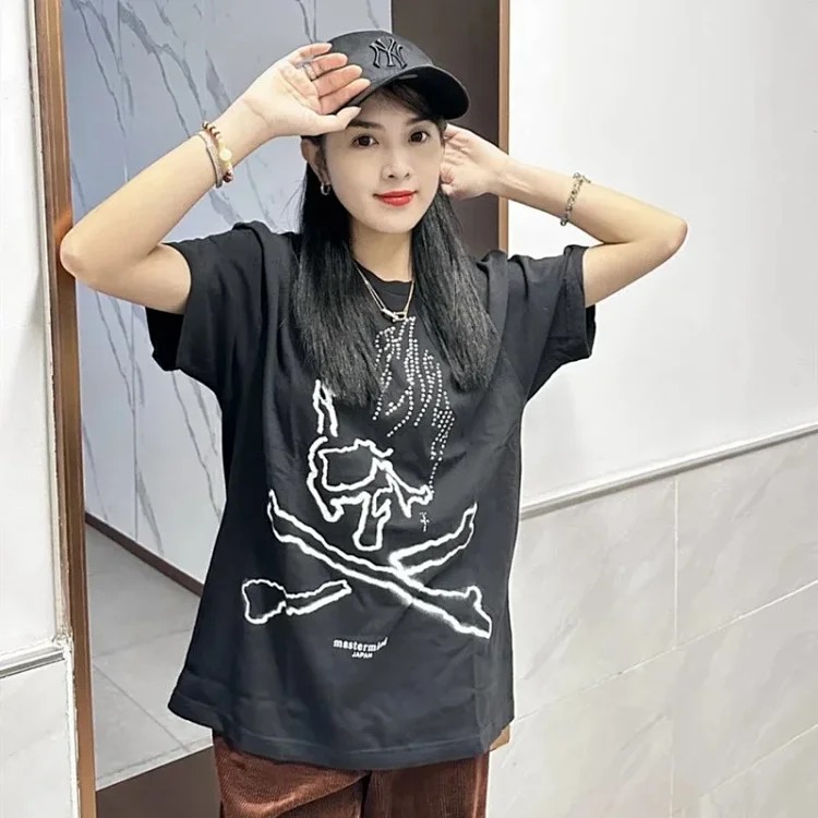Travis Scott Cactus Jack X mastermind JAPAN skull graphic short-sleeved T-shirt