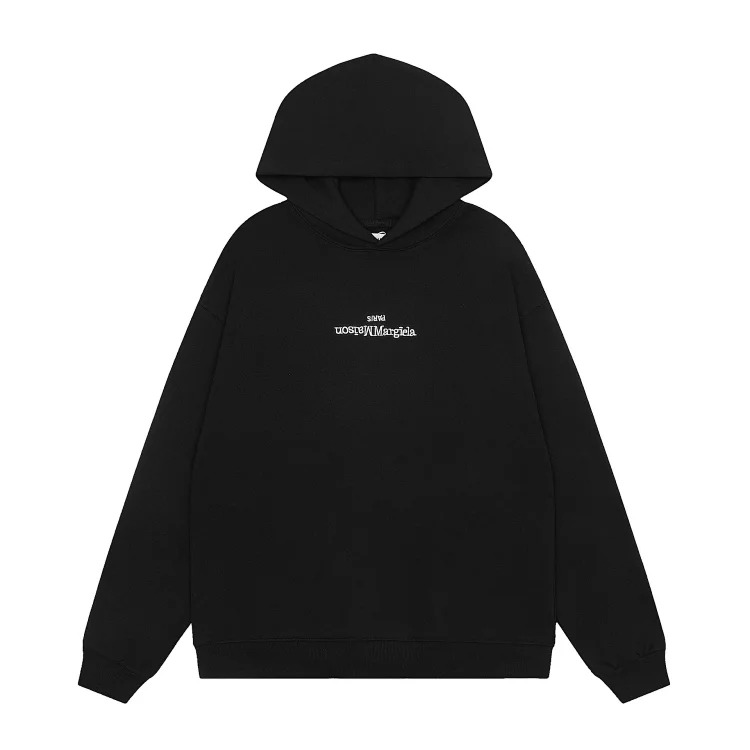 MM6 Maison Margiela Autumn and Winter Loose Jacket Casual Hooded Sweatshirt Trendy Print