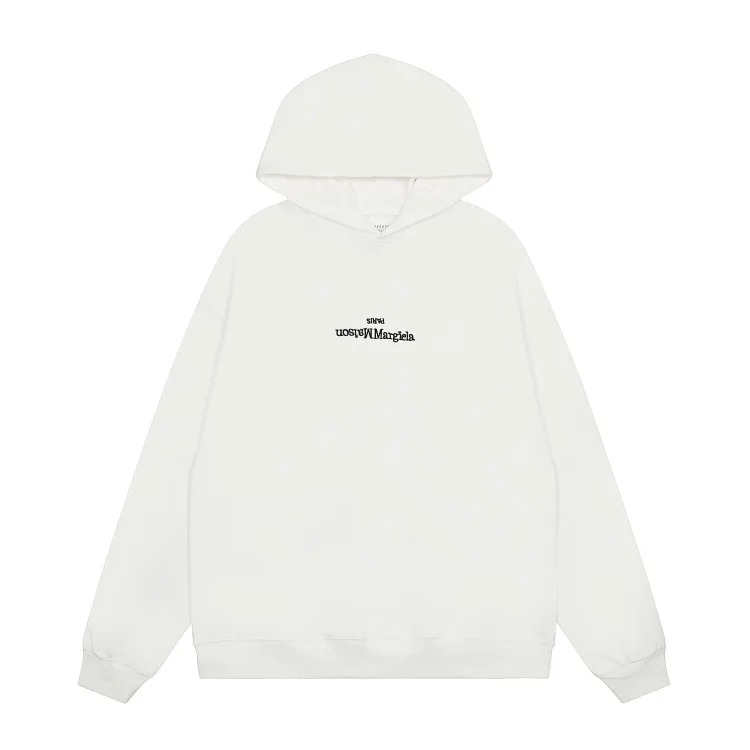 MM6 Maison Margiela Autumn and Winter Loose Jacket Casual Hooded Sweatshirt Trendy Print