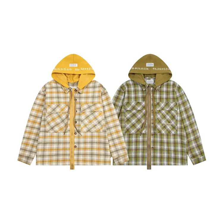 MM6 Maison Margiela Autumn and Winter Loose Jacket Casual Hooded Sweatshirt Trendy Print