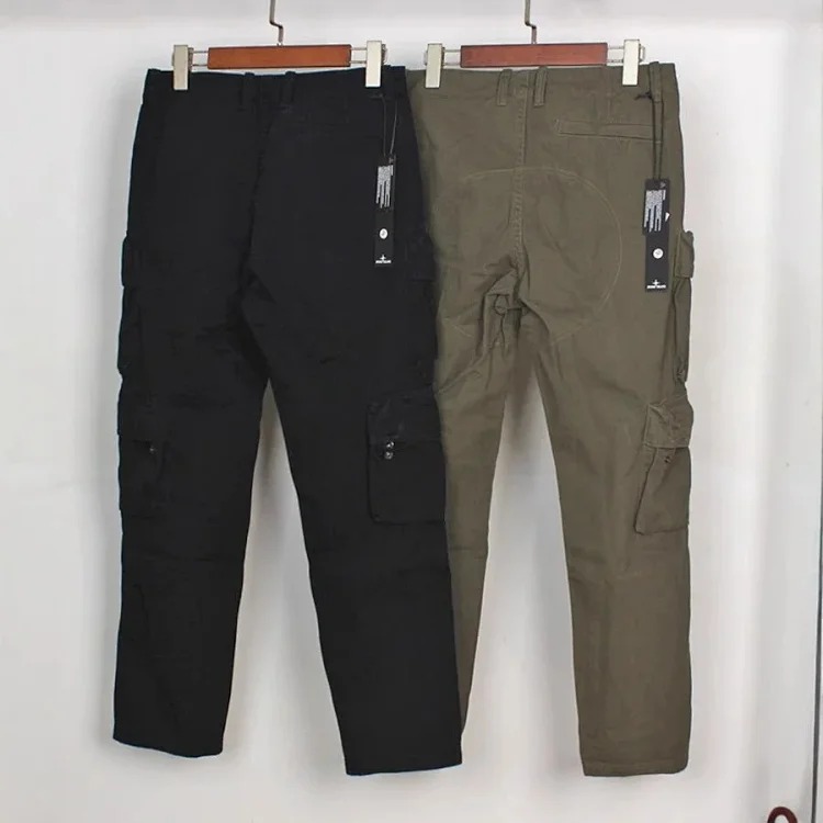 Cross-border stone STONEISLAGDS first four bags washable functional island side label casual men's and women's couple overalls