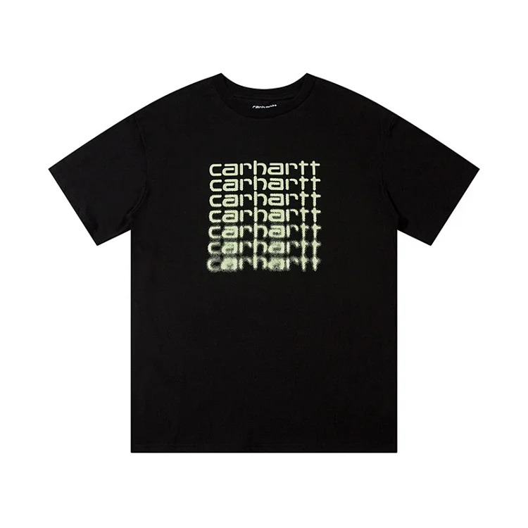Kaha letter short-sleeved T-shirt for men and women