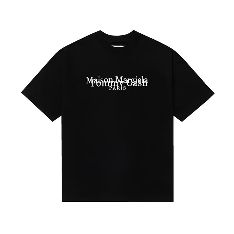 MM6 Maison Margiela digital pattern round neck men's and women's trendy short-sleeved T-shirt series