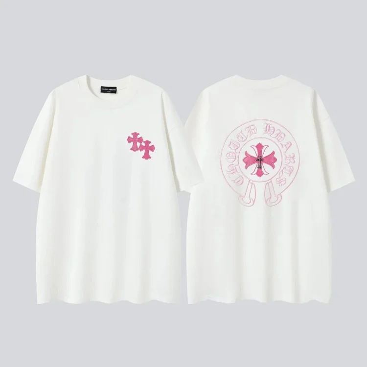 Heavy industry washed and distressed casual short-sleeved T-shirts for men and women