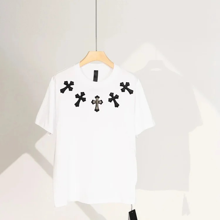 Heavy industry washed and distressed casual short-sleeved T-shirts for men and women
