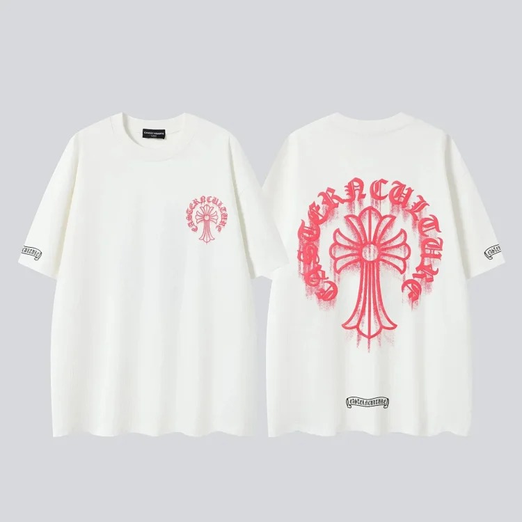 Heavy industry washed and distressed casual short-sleeved T-shirts for men and women