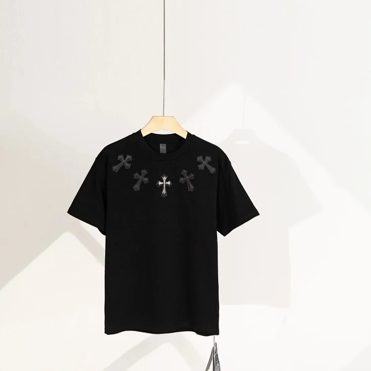 Heavy industry washed and distressed casual short-sleeved T-shirts for men and women