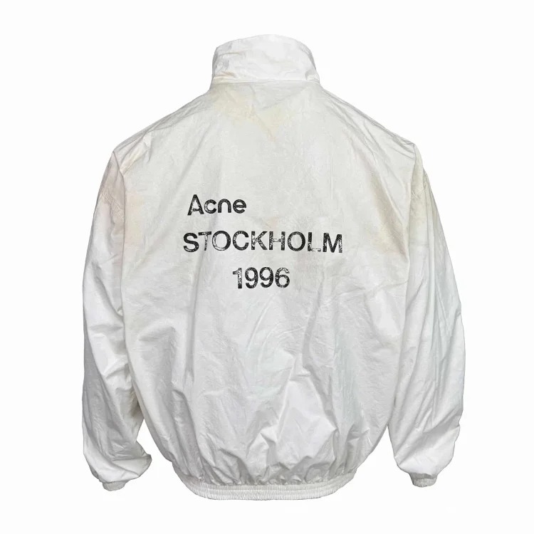 Washed Distressed Coach Jacket Unisex