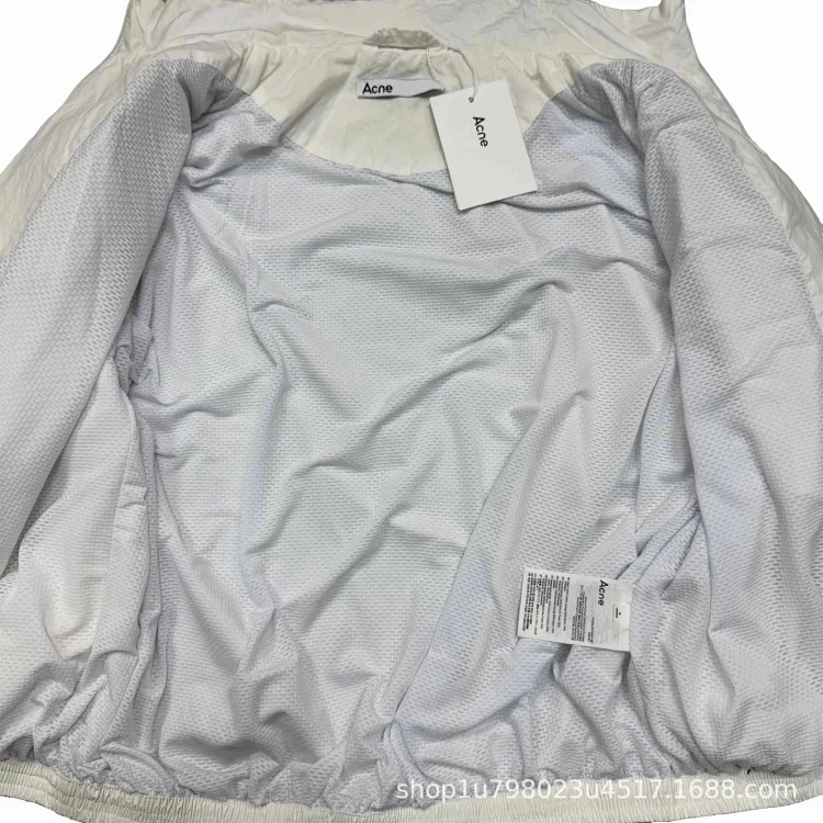Washed Distressed Coach Jacket Unisex