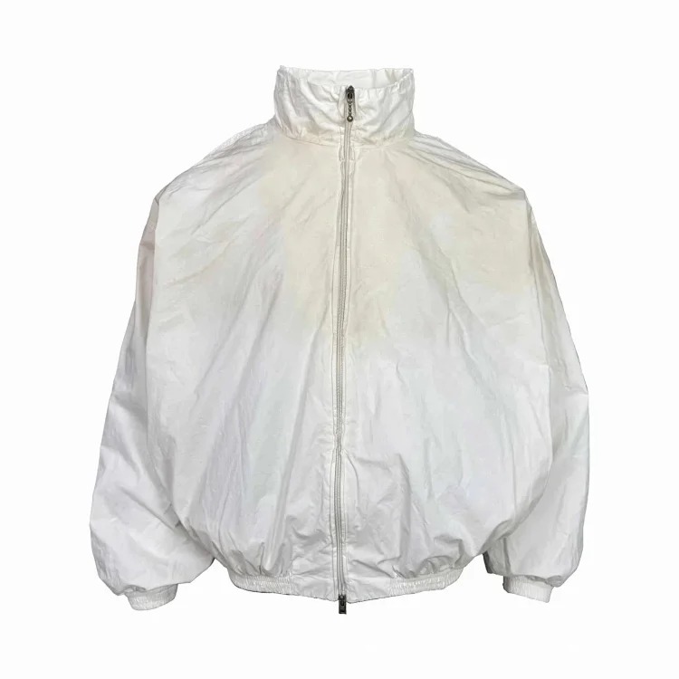 Washed Distressed Coach Jacket Unisex