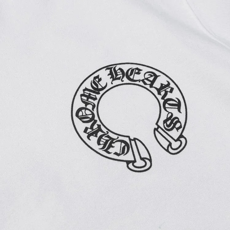 Horseshoe floral arm print round neck sweatshirt for men and women image 3