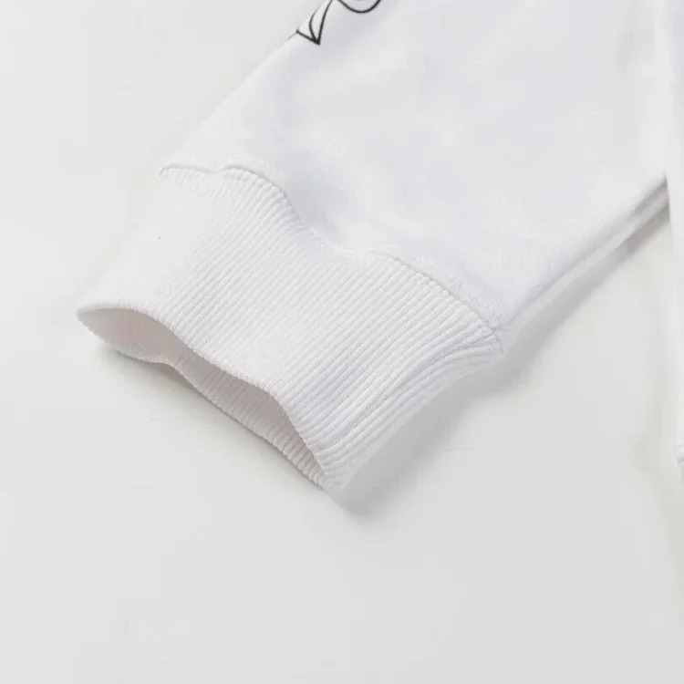 Horseshoe floral arm print round neck sweatshirt for men and women image 9