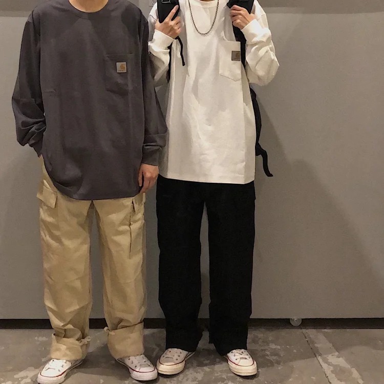 High-quality Kaha Car multi-pocket overalls casual straight long American retro mountain style Japanese trendy couples for men and women