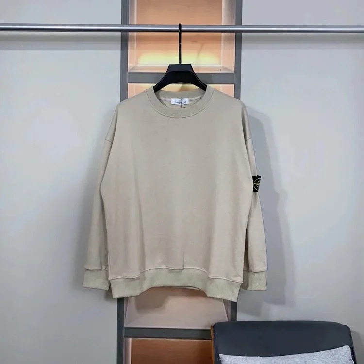 Round neck pullover long sleeve sweatshirt, same style for men and women