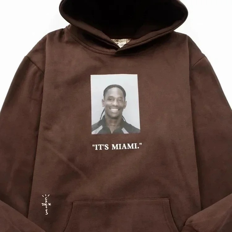 Retro distressed unisex hooded sweatshirt