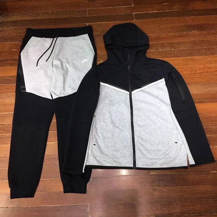 2024 Casual Sports Hooded Men's Side Zipper 490 and 163 Suit