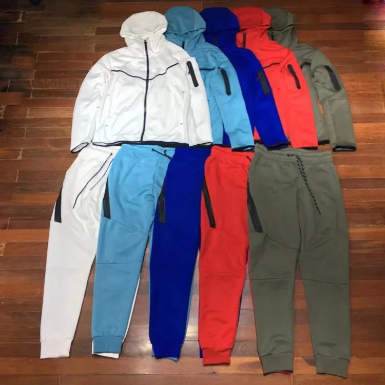2024 Casual Sports Hooded Men's Side Zipper 490 and 163 Suit