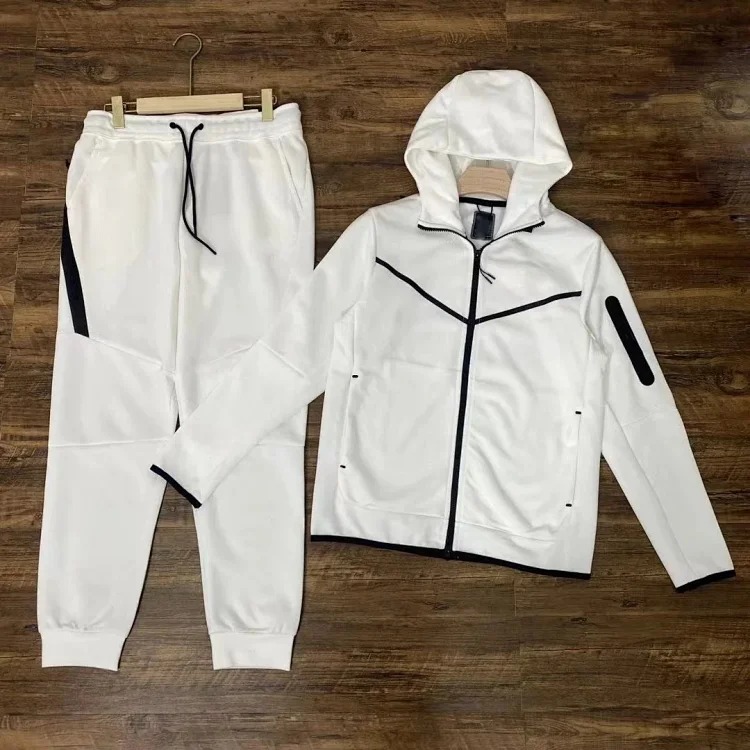 2024 Casual Sports Hooded Men's Side Zipper 490 and 163 Suit