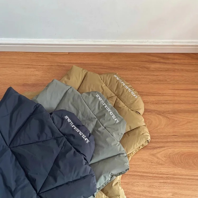 Cross-border foreign trade Wtps down vest Nishiyama Toru Japanese solid color warm outdoor windproof functional vest jacket image 7
