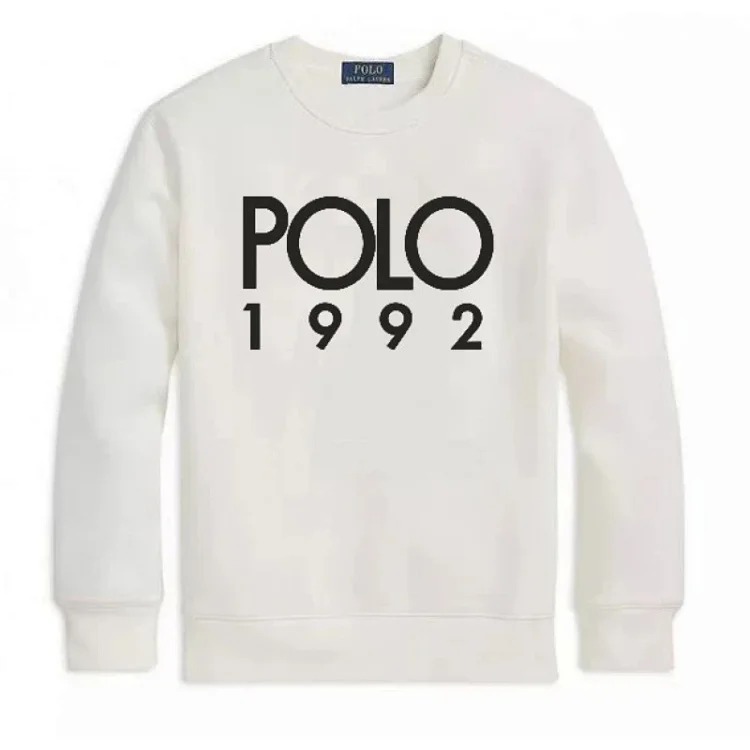 Round Neck Bear Ralph Lauren Autumn Couple Sweatshirt for Men and Women