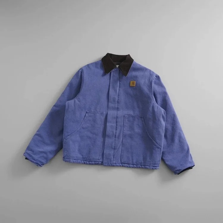 Carhartt style canvas American lapel work jacket classic Detroit men's and women's hooded top trendy
