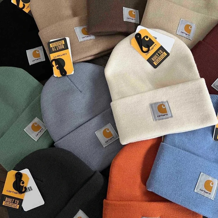 Trendy brand Kahab Knitted Hat Women European and American Hip Hop Beanie Hat Men Couple Wool Cold Hat Pullover Hat