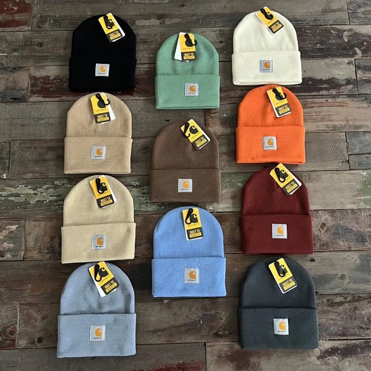 Trendy brand Kahab Knitted Hat Women European and American Hip Hop Beanie Hat Men Couple Wool Cold Hat Pullover Hat