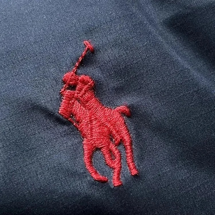 Eternally classic Ralph Lauren, men's hooded tall fluffy warm thick hooded down jacket with pony logo embroidery.