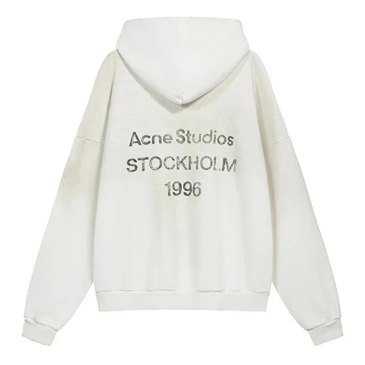 AC washed distressed 1996 letter hoodie image 7