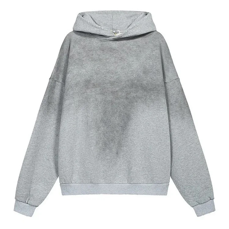 AC washed distressed 1996 letter hoodie image 8